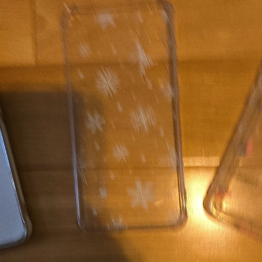 Samsung White and Gray Phone Cases with Snowflake Design